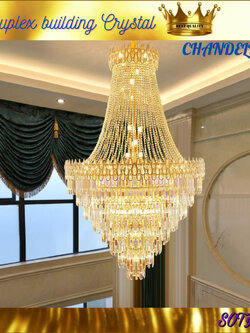 CT162A091 SOTMIA โคมไฟโถงบรรได โคมไฟกลางห้องนั่งเล่น โคมไฟระย้า โคมไฟโมเดิร์น โคมไฟModern Luxury โคมไฟพร้อมติดตั้ง