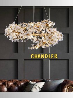 CT223A290 SOTMIA โคมไฟระย้า โคมไฟโมเดิร์น Chandelier Lighting โถงบรรได แต่งวิลล่า