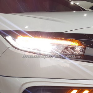 โคมไฟหน้า LED RS Type พร้อมวงจรไฟเลี้ยวแบบวิ่ง