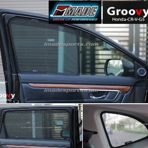 ม่านบังแดด Groovy CRV G5 รุ่น SNAP ON (EMBEDED) 2017-2021