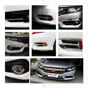 ชุดตกแต่งโครเมี่ยม ภายนอก Civic 2016-2018 (EP1.)