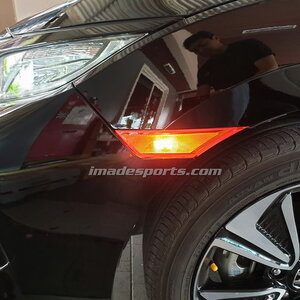 โคมไฟแก้มสีส้ม USA style Civic FC FK