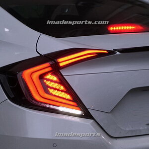 โคมไฟท้าย Civic FC LED Euro style V4