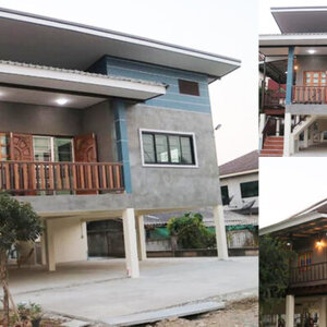 แบบบ้านชั้นเดียว ยกใต้ถุนสูง แนวโมเดิร์นลอฟท์