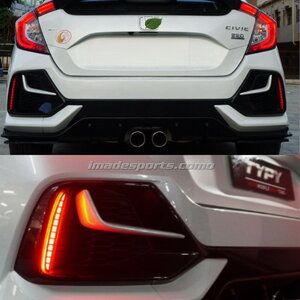 ไฟทับทิมสำหรับกันชนหลัง Civic Hatchback และกันชน TypeR