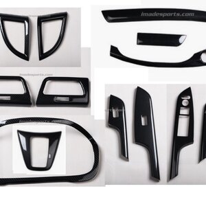 คิ้วตกแต่งภายใน CRV G4 ลาย Cabon Kevlar