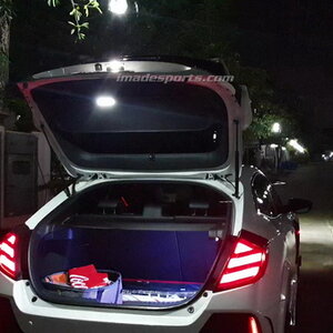 ไฟแผงประตูหลัง (ไฟเตือนรถหลัง+ไฟส่อง super LED)