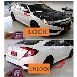 ชุดวงจรพับกระจก Auto Civic 2016-2021