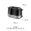 Sharp เครื่องปิ้งขนมปัง KZ-2S02 กำลัง 850 วัตต์ Toaster / ประกัน 1 ปี