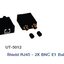 UT-5012 Shield RJ 45 Jack (G.703) to 2x Female BNC Balun