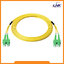 UFP966D32-03 Fiber Optic SC-SC Patch Cord OS2, Duplex Single-mode, (3.0 mm Jacket)/APC-APC, Lengths 3 m.