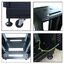 CH-60815CW LINK 19” CURVE-WAVE RACK 15U, (60 x 80 cm.) Black W60 x D80 x H88 Cm.