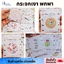 กระจกแต่งหน้า ขนาดพกพา 1 ชิ้น สุ่มลายการ์ตูน พร้อมส่ง ลายใหม่อัพเดต
