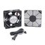 G7-05001 FAN Heavy Duty 1 x 4" (2 Ball Bearing พร้อมหน้ากาก ABS และสายไฟ 1.8 เมตร) พัดลมชุด 1 ตัว