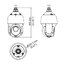 HIKVISION DS-2AE4215TI-D(E) 4-inch 2MP HD Analog IR Speed Dome Outdoor, 2MP 1920 × 1080 resolution, 15 × optical zoom, 16 × digital zoom 5 mm to 75 mm focal length. DarkFighter, IR distance Up to 100 m. Pan and tilt ability. Water and dust resistant IP66
