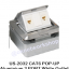US-2032 CAT6 POP-UP Aluminium 2 PORT White OUTLET