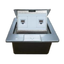 UL-2012A RJ11 POP-UP STAINLESS 2 PORT OUTLET W/DAMPING เต้ารับฝังพื้นมี DAMPING)
