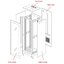 G3-60615 19” GERMAN RACK 15U (60 x 60 cm.) Two-Tone White-Gray