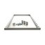 G7-02065 Fix Component Shelf Deep 65 cm. for Rack 80 cm. Galvanize Steel (ถาดยึดน็อต 4 ด้าน)