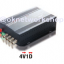 VCC-0410MR 4V1D Video RECEIVER 4 CH w/Data Multimode BNC/RS485 - 2xST(MM) Analog CCTV FO Converter 500 Meter.