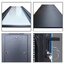 CH-60636GS LINK 19” GLASS RACK 42U, (60 x 60 cm.) Black W60 x D60 x H180 cm.