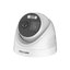 HIKVISION DS-2CE72UF3T-PIRXO Turret PIR Siren Audio 4K Camera ColorVu, 2.8 mm, 3.6mm fixed focal lens 3840 × 2160 resolution 24/7 color imaging White Light Range 20M Bright night imaging, Built-in speaker, Water and dust resistant (IP67)