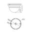 HIKVISION DS-2CE56D0T-IRMMF(C) Analog Dome Camera 2M, HD 1080P, Day/Night 20m IR, Indoor only