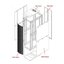 G8-81242B 19” GERMAN IDC SERVER RACK 42U, ประตูหลัง เปิด 2 บาน W80 x D120 x H205 cm.