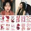 Tattoo รอยแผล ฮาโลวีน รอยสักชั่วคราว ทนน้ำ ทนเหงื่อ Size 105 x 60 mm
