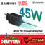 [ของแท้ ประกันศูนย์ 6 เดือน] Samsung Super Fast Charging Power Adapter USB-C 45W + สายเคเบิล 1.8 ม. / อะแดปเตอร์