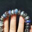 ลาบราโดไรน์ Labradorite AAA++ ทรงกระดุมเหลือบประกายบลูงดงาม