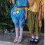 ถุงน่องเด็ก สีขาว Golden Legs M-L