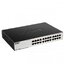 D-Link DGS-1024C 24-Port Gigabit 10/100/1000 Mbps RJ45 Unmanaged Switch, Rackmount - Metal Case