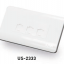 US-2333 SHINY EXCLUSIVE FACE PLATE 3 PORT with Shutter 1 Pack = 10 Units