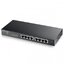 Zyxel GS1900-8 8-port GbE Smart Managed Desktop Switch รองรับ การทำ VLAN, QoS, Link Aggregation, 802.1x, CPU defense engine และ DoS prevention