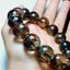 แก้วโป่งข่ามในหินสโมกกี้ควอตซ์ Smoky Quartz With Inclusions,Phantom Smoky Quartz 14.5mm 2,000฿ งานหายากมาก
