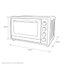 รุ่นใหม่ !! Electrolux EOT7024XFG เตาอบตั้งโต๊ะ ความจุ 70 ลิตร กำลังไฟ 2,400 วัตต์ รับประกันศูนย์ 2 ปี Oven เตาอบ