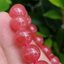 💗โรโดโครไซต์งานพลอยจิวเวอรี่ (Rhodochrosite) 5A++ ขนาด9.5mm