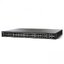 Cisco SG220-50P Switch PoE 50-Port Gigabit Smart Managed, 2-Port Gigabit RJ45/SFP Combo, Total Budget 375W, Spanning Tree/Link Aggregation/VLAN Support