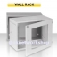 G1-60406 19” GERMAN WALL RACK 6U, ลึก 40 cm