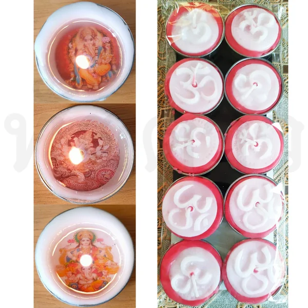เทียนพระพิฆเนศวร หน้าโอม image 2 เทียนพระพิฆเนศวร หน้าโอม image 2