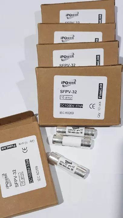 ลูกฟิวส์ DC 16A 25A สำหรับโซล่าร์เซลล์ ชิ้น 1 2022-08-30 14:19:27 2022-10-04 09:26:46