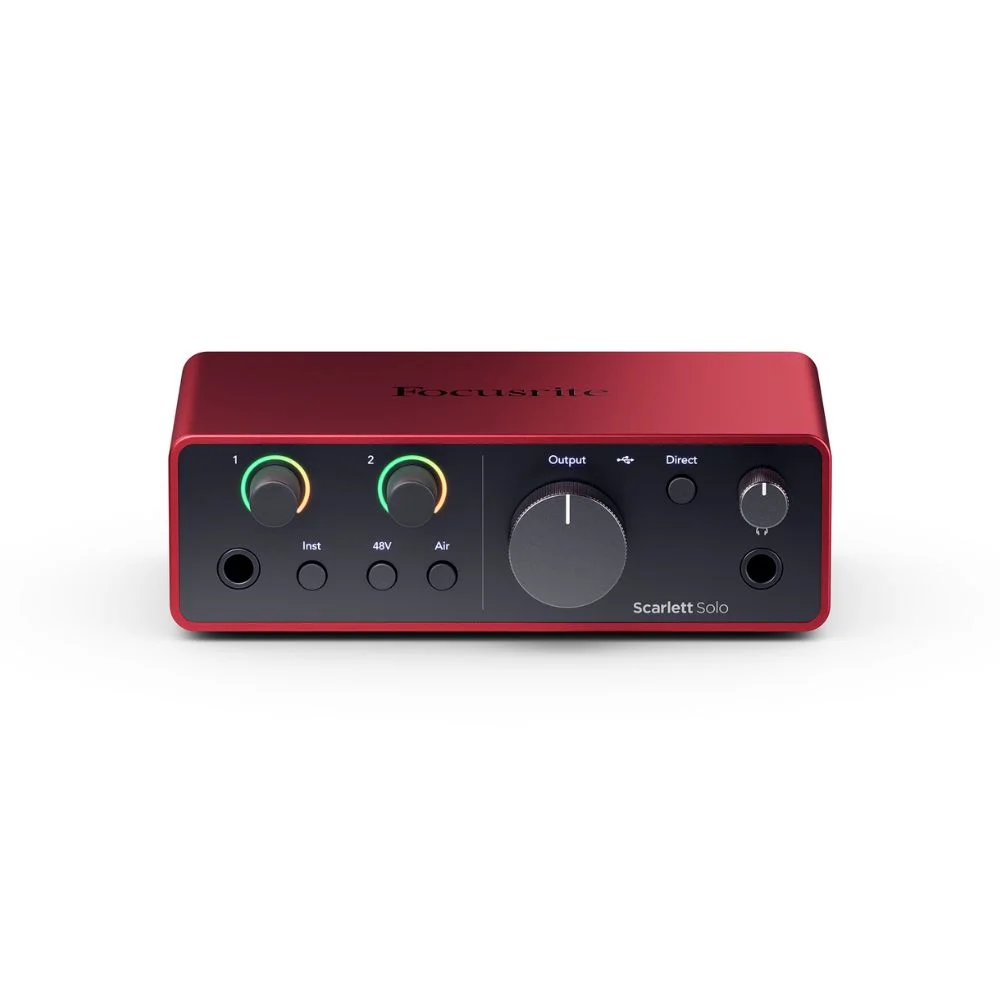 Focusrite Scarlett Solo 4th Gen USB Audio Interface